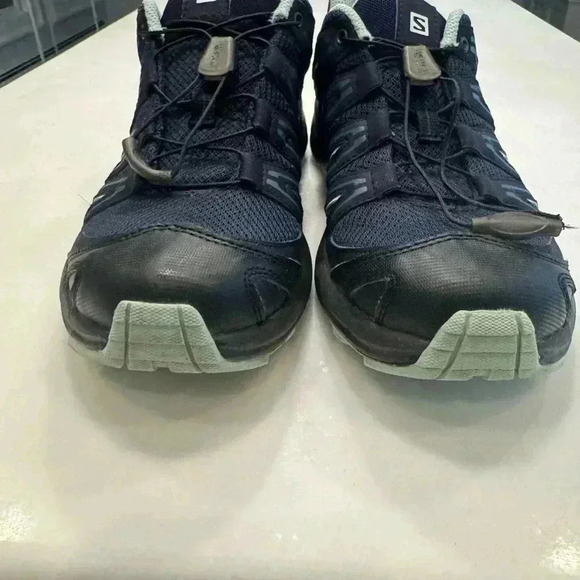 Sketchers Salomon women’s navy & green running shoes size 8.5 - Picture 2 of 12